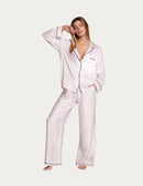 Satin Pink Pajama Set